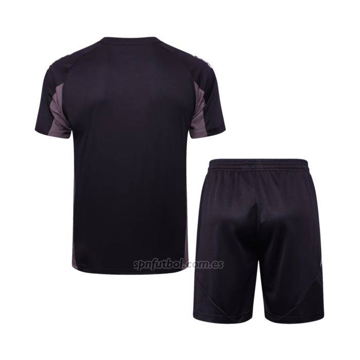 Chandal del Arsenal Manga Corta 2024-2025 Gris Oscuro - Pantalon Corto
